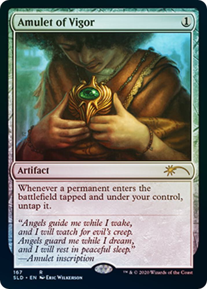 Amulet of Vigor 167 card from Secret Lair Drop Series