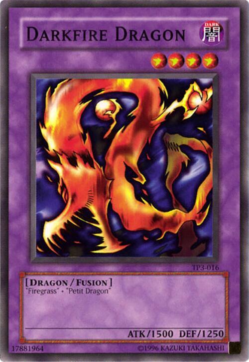 Darkfire Dragon TP3-016 card from Tournament Pack 3