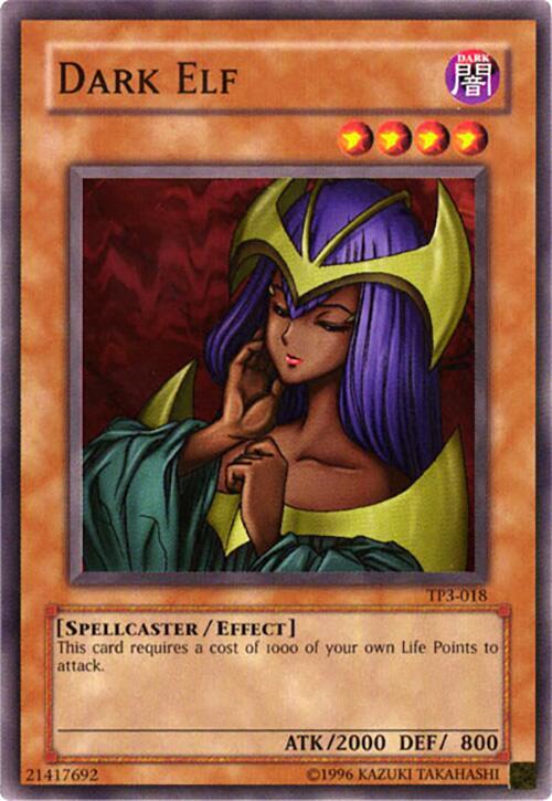 Dark Elf TP3-018 card from Tournament Pack 3