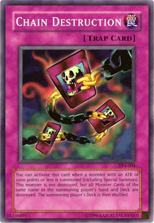 Chain Destruction TP4-004 card from Tournament Pack 4