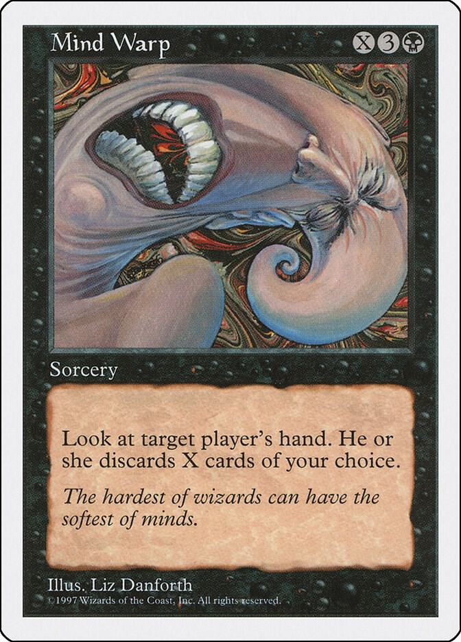 Mind Warp card from Fifth Edition
