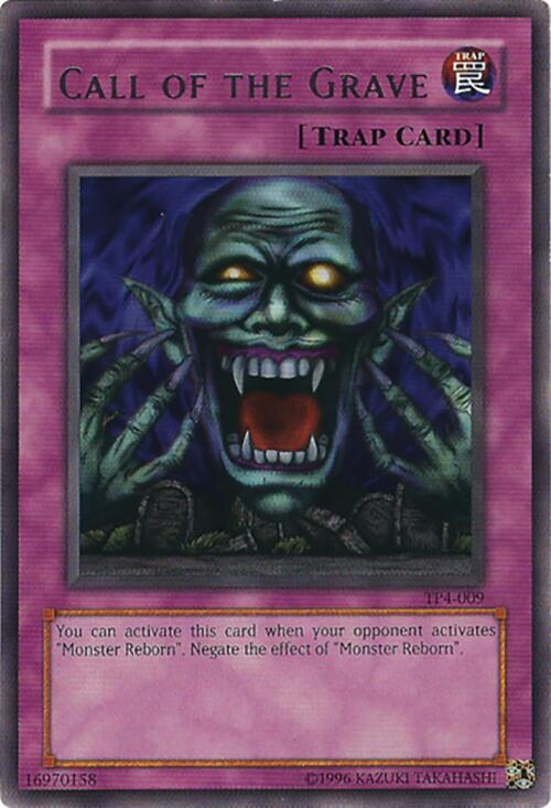 Call of the Grave TP4-009 card from Tournament Pack 4