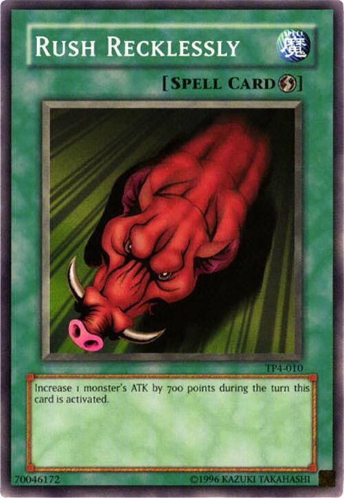 Rush Recklessly TP4-010 card from Tournament Pack 4