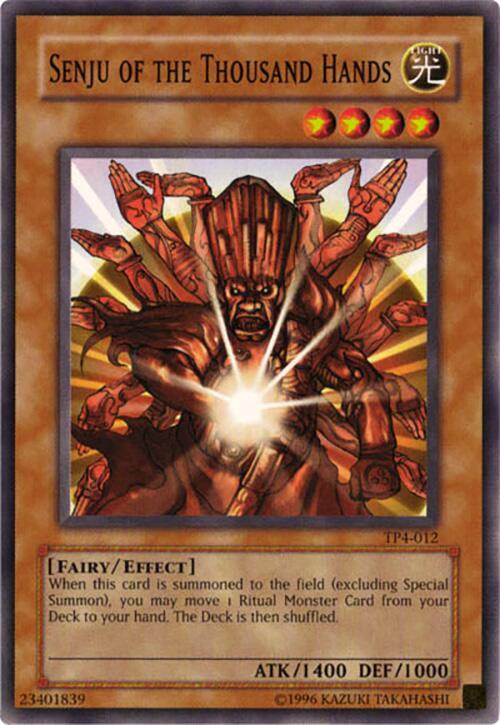 Senju of the Thousand Hands TP4-012 card from Tournament Pack 4