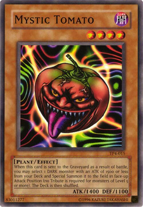 Mystic Tomato TP4-015 card from Tournament Pack 4