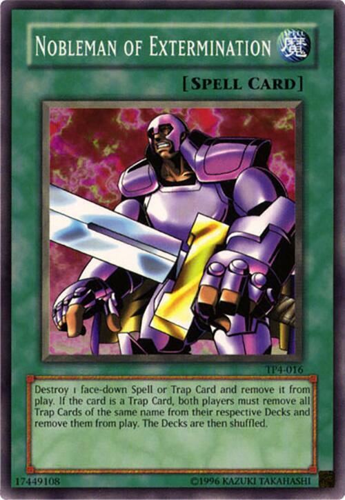 Nobleman of Extermination TP4-016 card from Tournament Pack 4