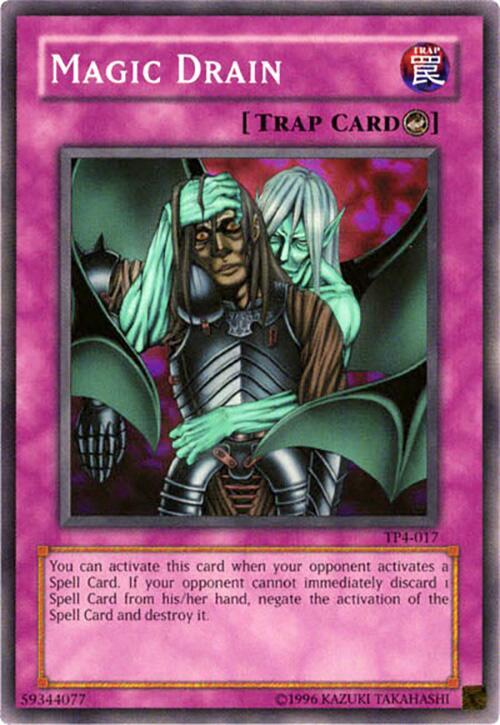 Magic Drain TP4-017 card from Tournament Pack 4