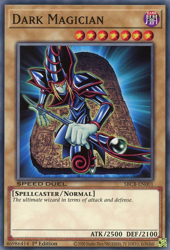 Dark Magician SBCB-EN001 card from Speed Duel: Battle City Box