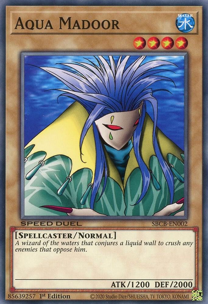 Aqua Madoor SBCB-EN002 card from Speed Duel: Battle City Box