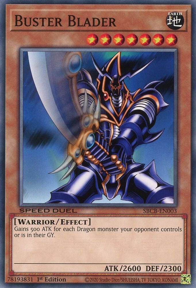 Buster Blader SBCB-EN003 card from Speed Duel: Battle City Box