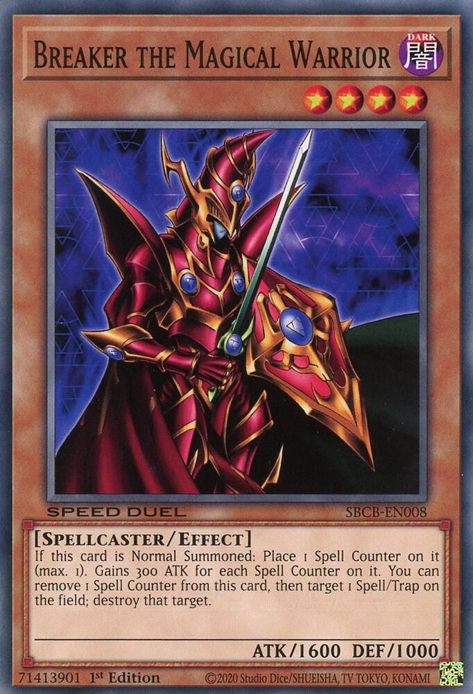 Breaker the Magical Warrior SBCB-EN008 card from Speed Duel: Battle City Box