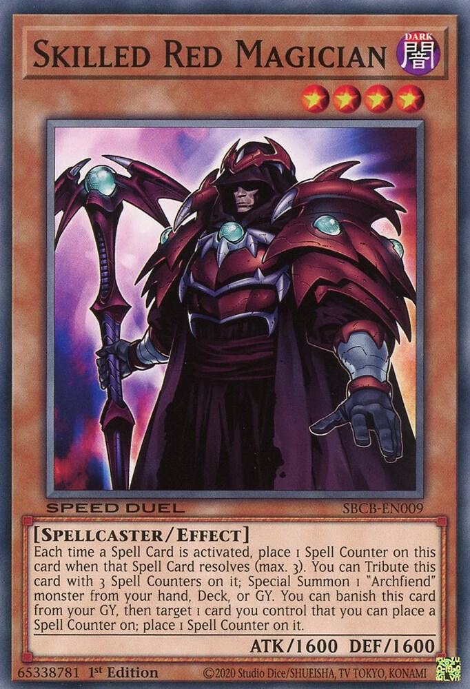 Skilled Red Magician SBCB-EN009 card from Speed Duel: Battle City Box