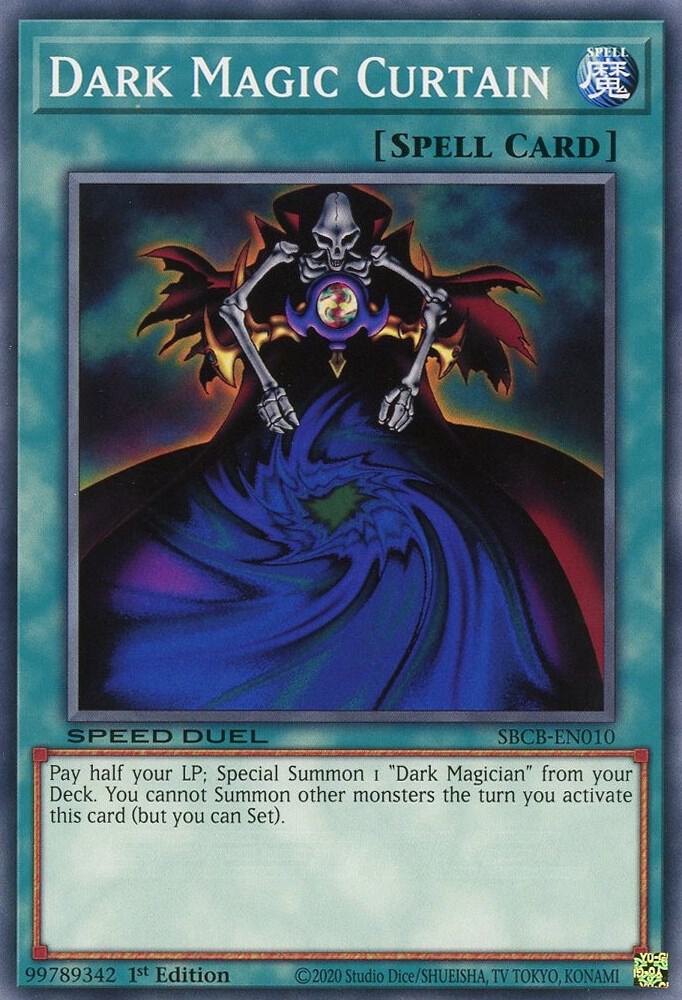 Dark Magic Curtain SBCB-EN010 card from Speed Duel: Battle City Box