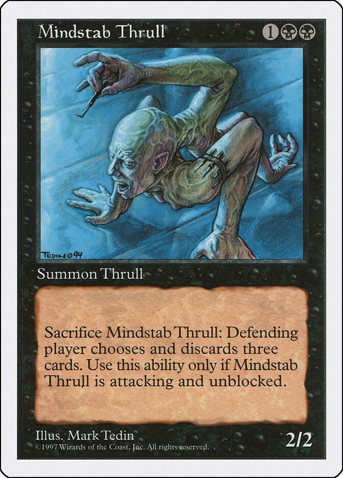 Mindstab Thrull card from Fifth Edition
