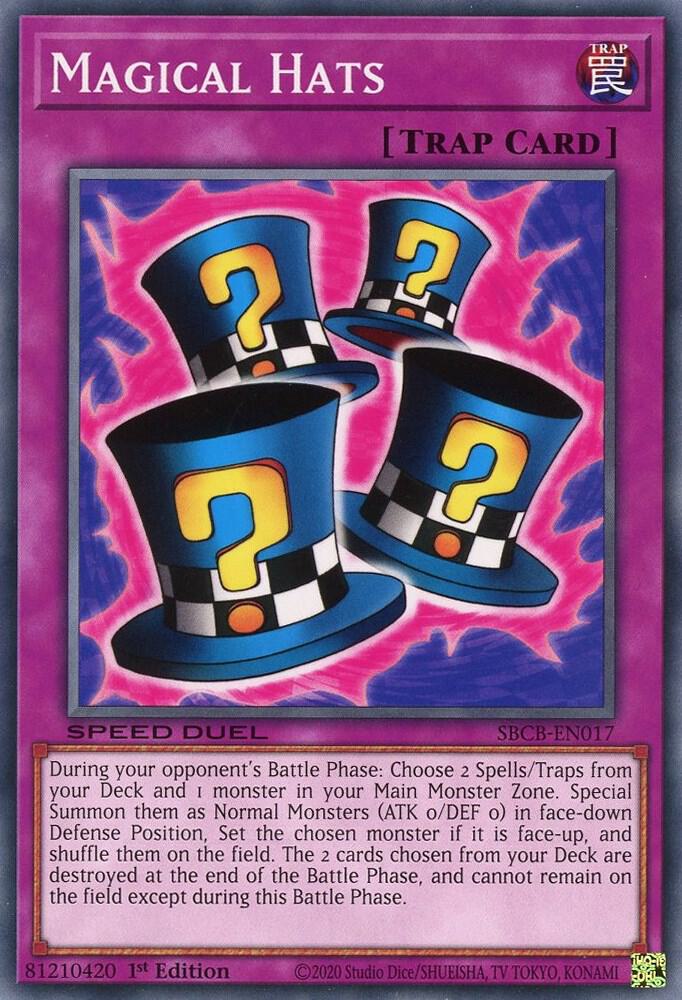 Magical Hats SBCB-EN017 card from Speed Duel: Battle City Box