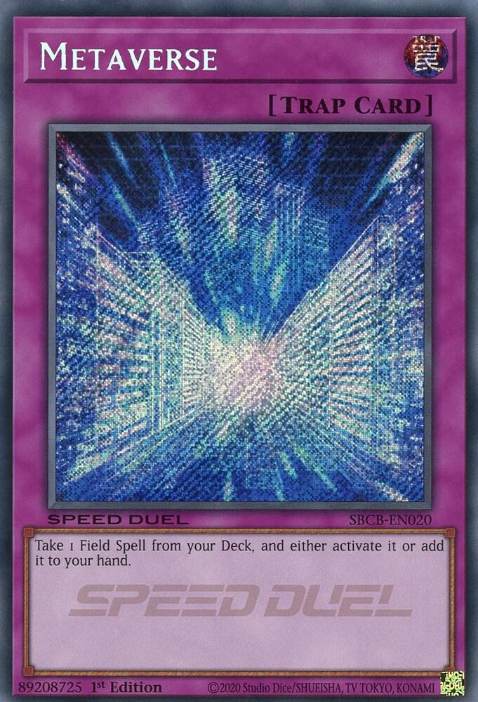 Metaverse (Secret) SBCB-EN020 card from Speed Duel: Battle City Box