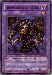 Thousand-Eyes Restrict DL1-001 card from Duelist League Promo