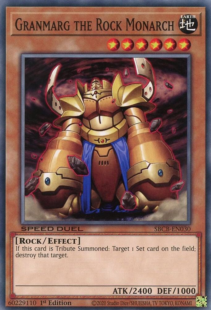 Granmarg the Rock Monarch SBCB-EN030 card from Speed Duel: Battle City Box
