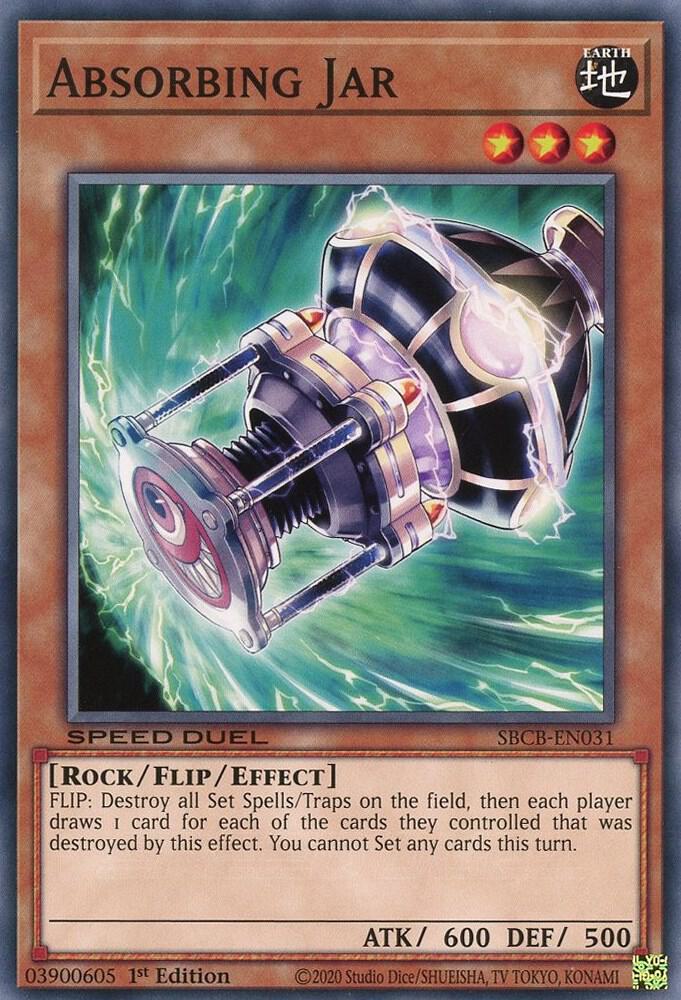 Absorbing Jar SBCB-EN031 card from Speed Duel: Battle City Box