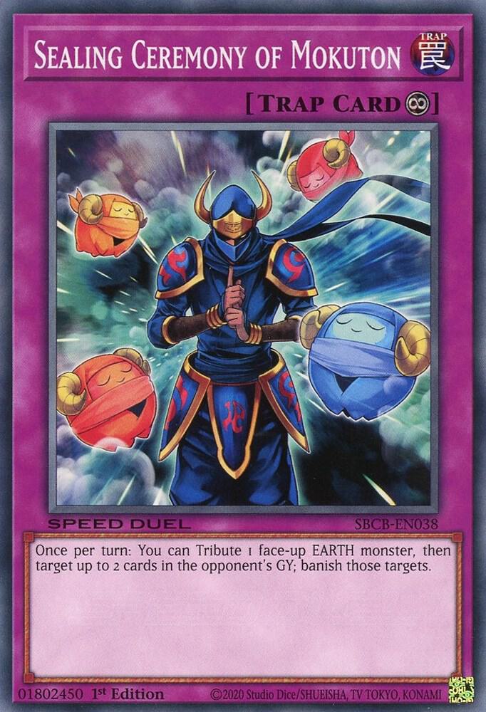 Sealing Ceremony of Mokuton SBCB-EN038 card from Speed Duel: Battle City Box