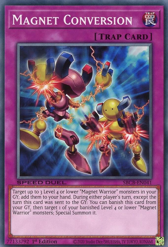 Magnet Conversion SBCB-EN041 card from Speed Duel: Battle City Box