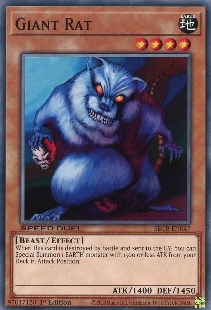 Giant Rat SBCB-EN047 card from Speed Duel: Battle City Box