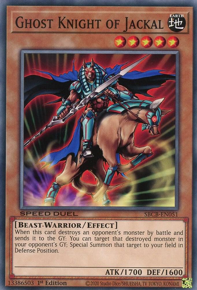 Ghost Knight of Jackal SBCB-EN051 card from Speed Duel: Battle City Box