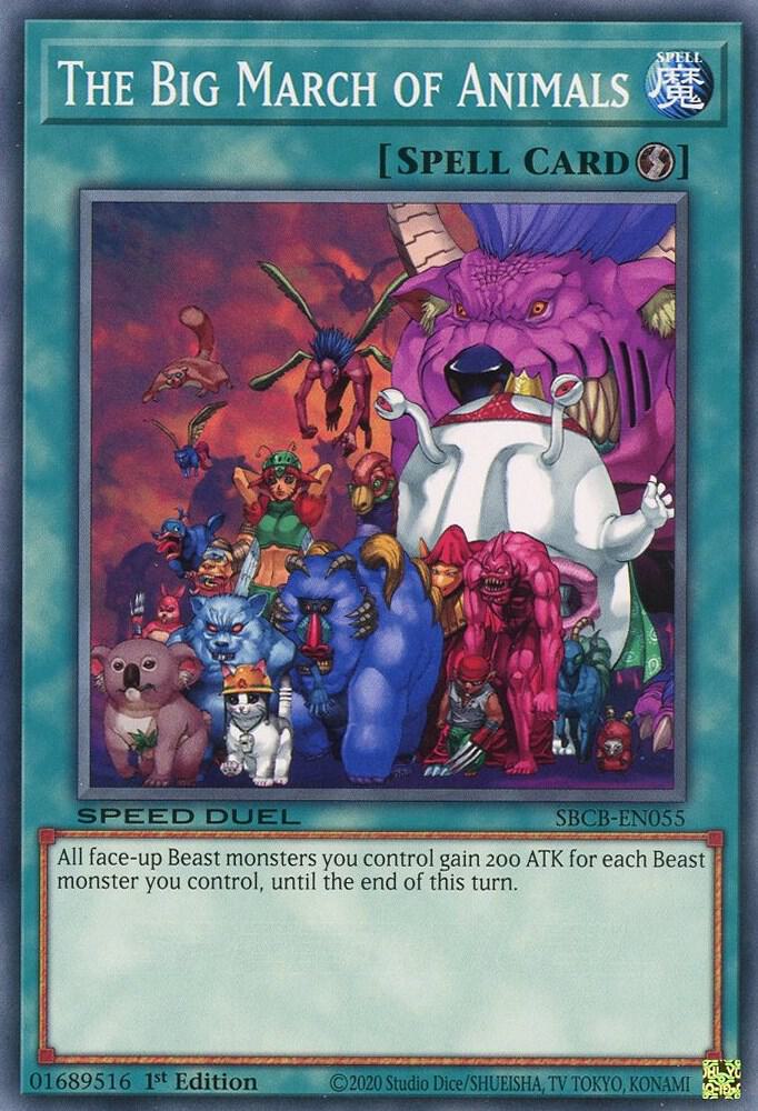 The Big March of Animals SBCB-EN055 card from Speed Duel: Battle City Box