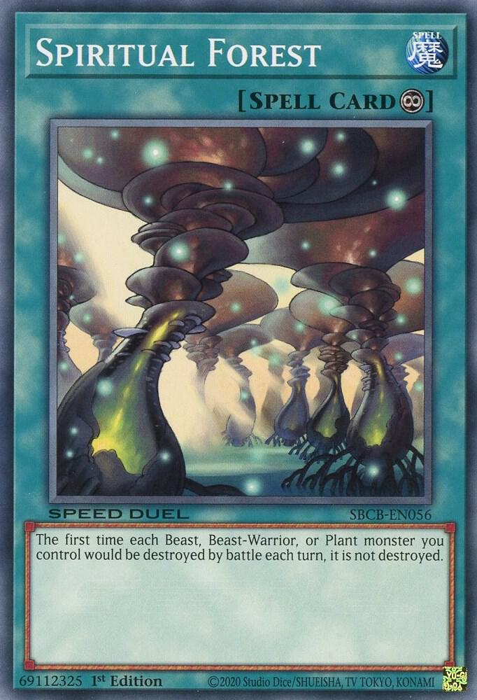 Spiritual Forest SBCB-EN056 card from Speed Duel: Battle City Box