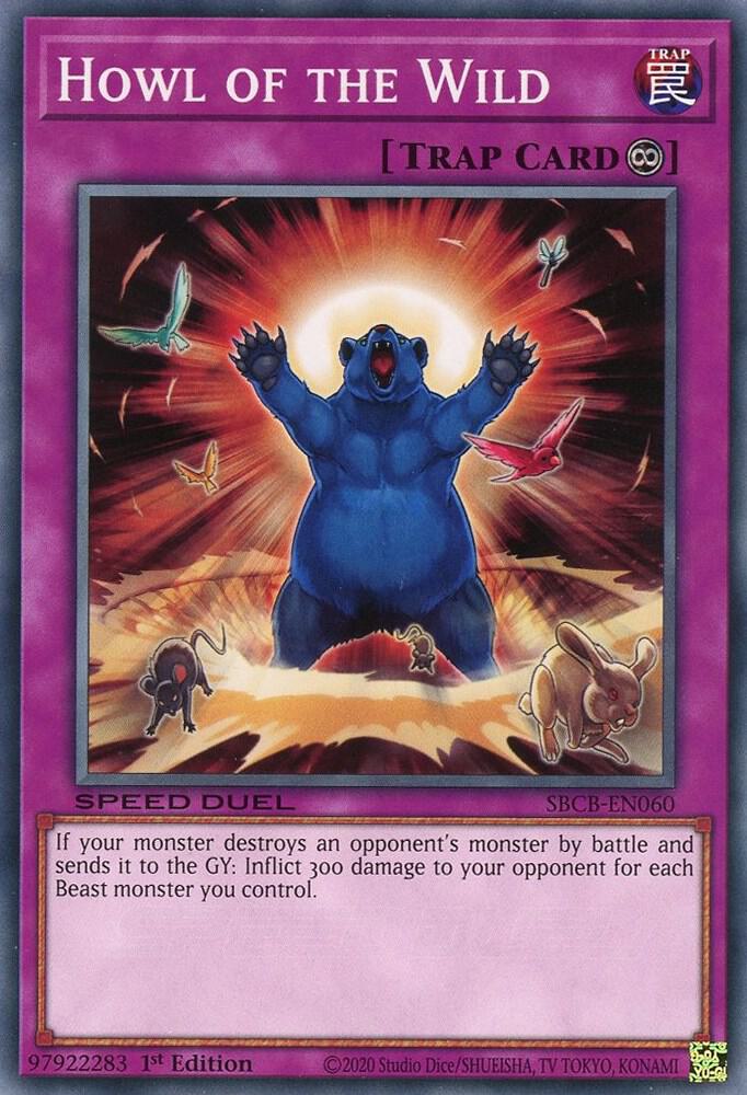 Howl of the Wild SBCB-EN060 card from Speed Duel: Battle City Box