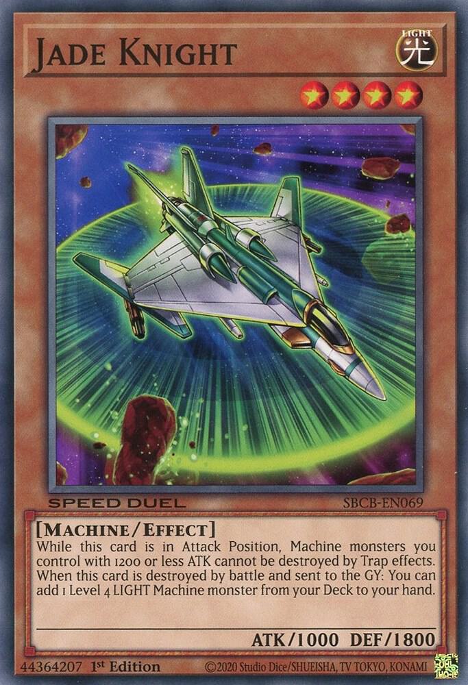 Jade Knight SBCB-EN069 card from Speed Duel: Battle City Box