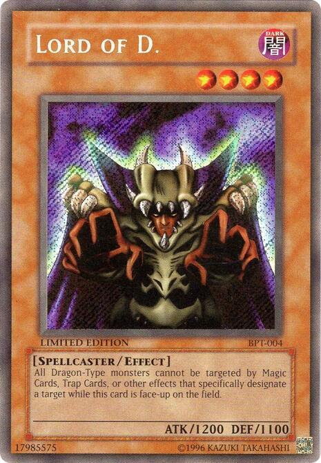 Lord of D. BPT-004 card from 2002 Collectors Tin