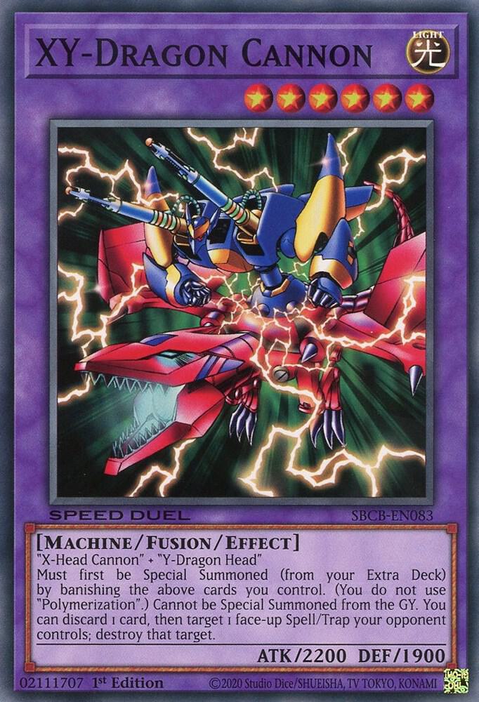 XY-Dragon Cannon SBCB-EN083 card from Speed Duel: Battle City Box