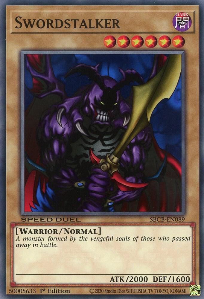 Swordstalker SBCB-EN089 card from Speed Duel: Battle City Box