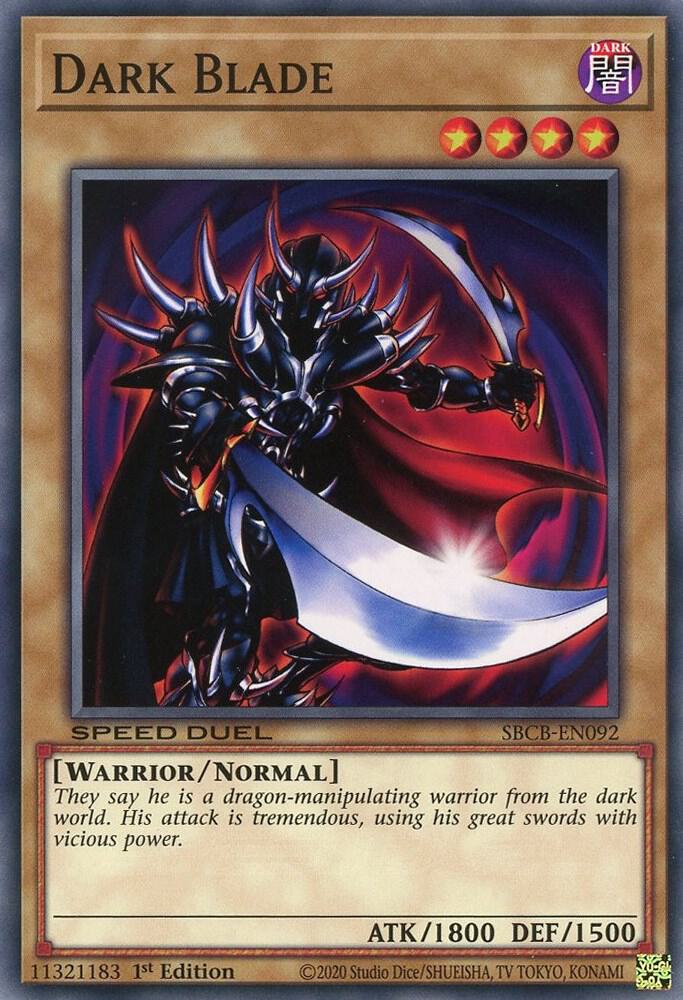 Dark Blade SBCB-EN092 card from Speed Duel: Battle City Box