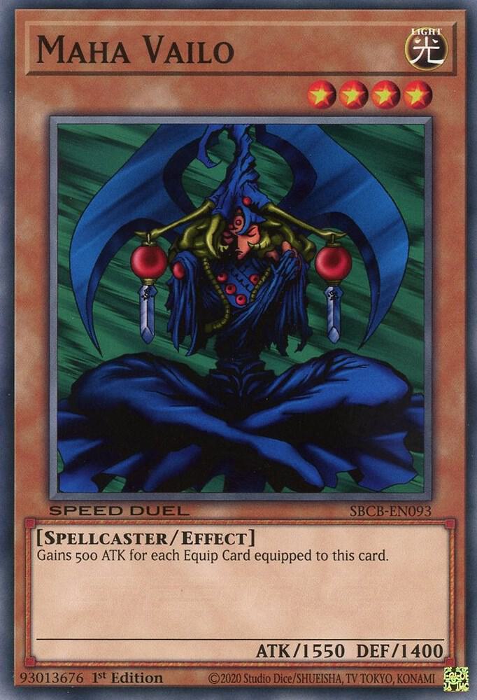 Maha Vailo SBCB-EN093 card from Speed Duel: Battle City Box