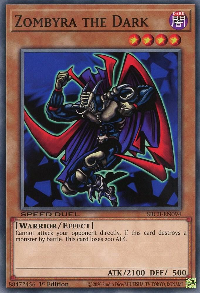 Zombyra the Dark SBCB-EN094 card from Speed Duel: Battle City Box