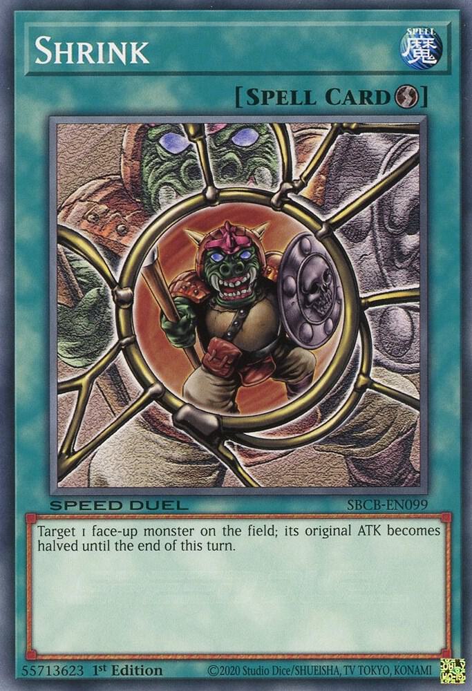 Shrink SBCB-EN099 card from Speed Duel: Battle City Box