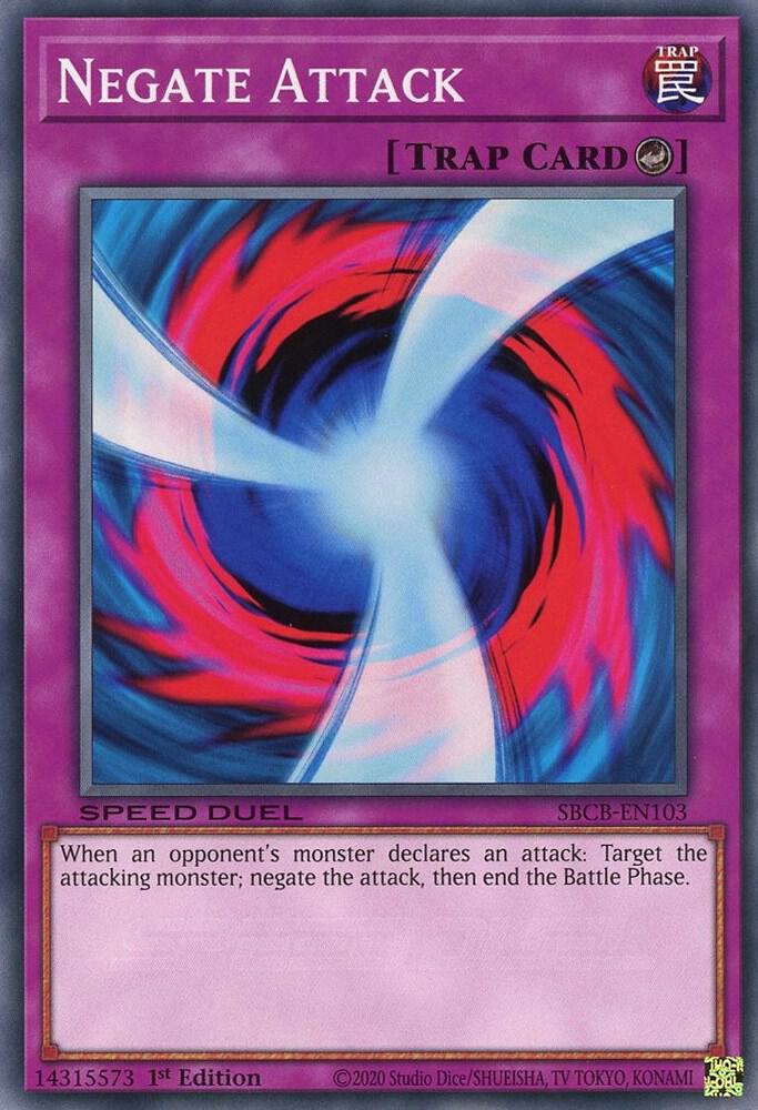 Negate Attack SBCB-EN103 card from Speed Duel: Battle City Box