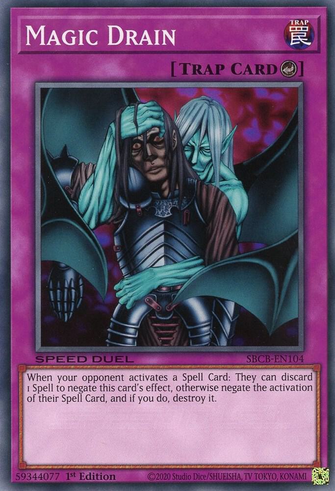 Magic Drain SBCB-EN104 card from Speed Duel: Battle City Box