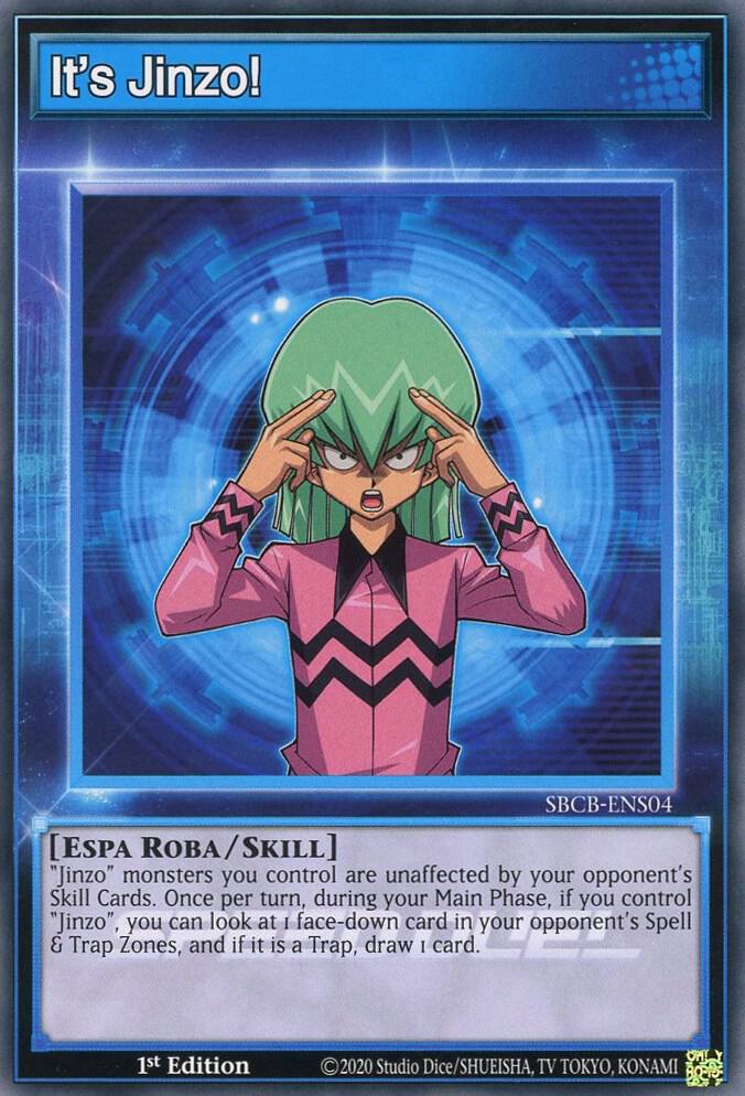 It's Jinzo! SBCB-ENS04 card from Speed Duel: Battle City Box