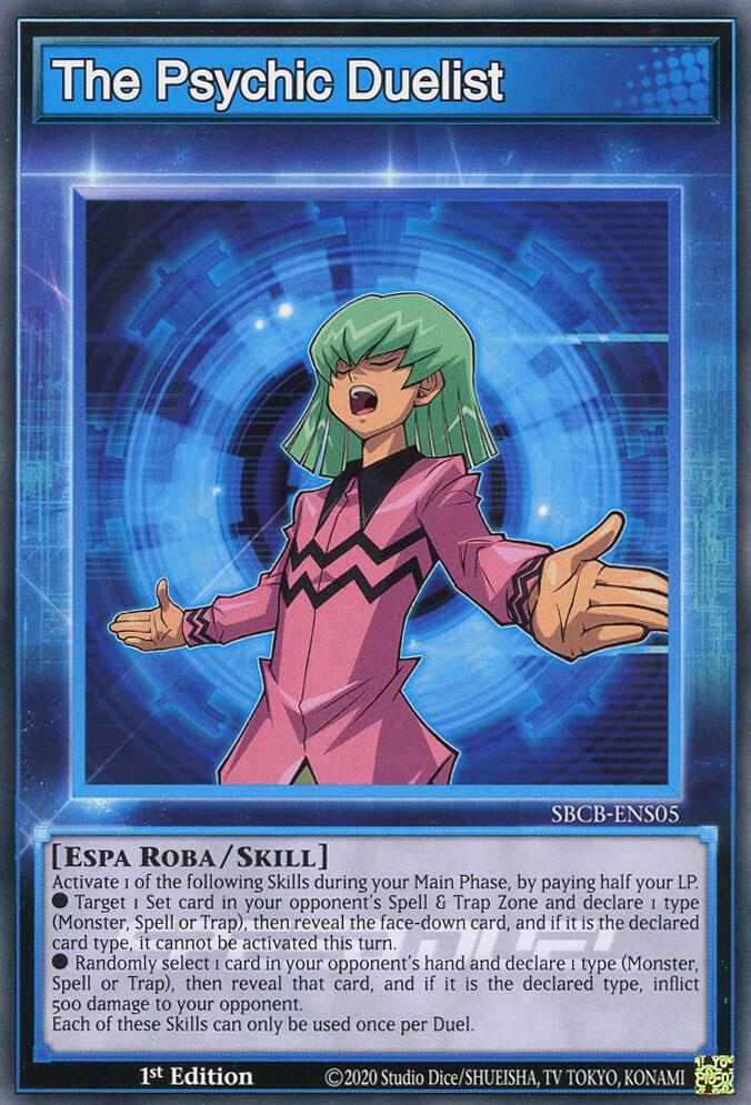 The Psychic Duelist SBCB-ENS05 card from Speed Duel: Battle City Box