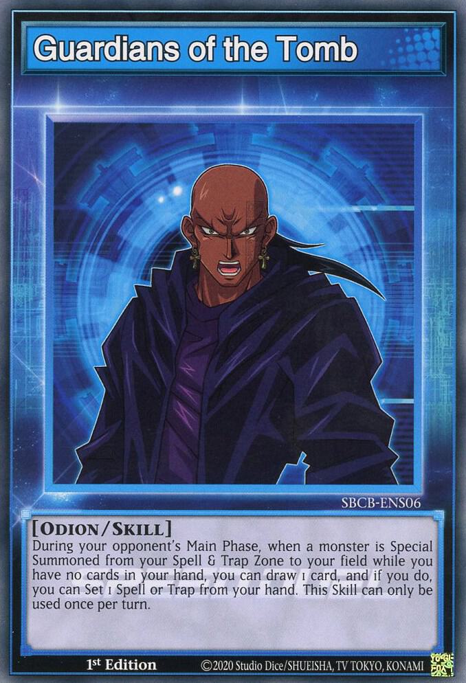 Guardians of the Tomb SBCB-ENS06 card from Speed Duel: Battle City Box