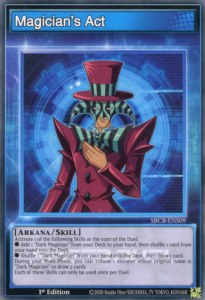 Magician's Act SBCB-ENS09 card from Speed Duel: Battle City Box