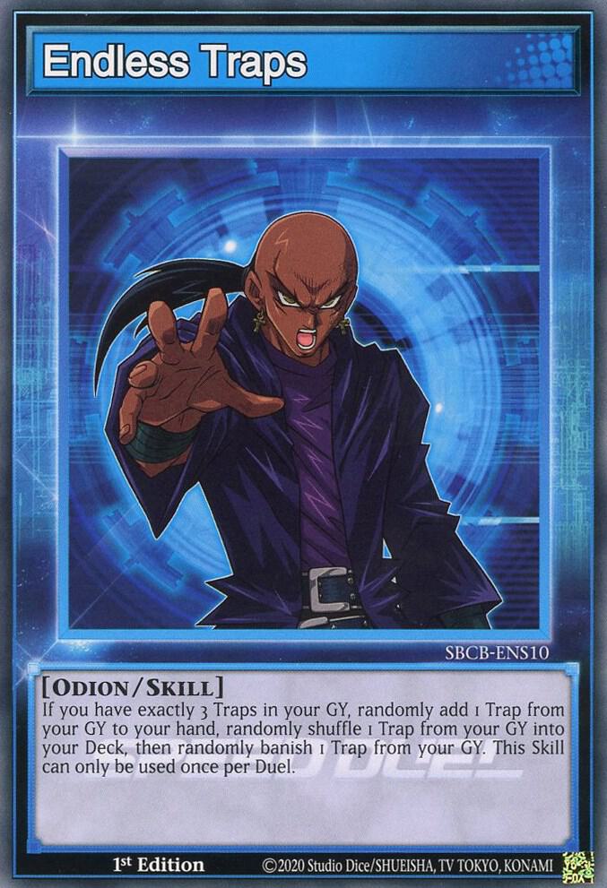 Endless Traps SBCB-ENS10 card from Speed Duel: Battle City Box