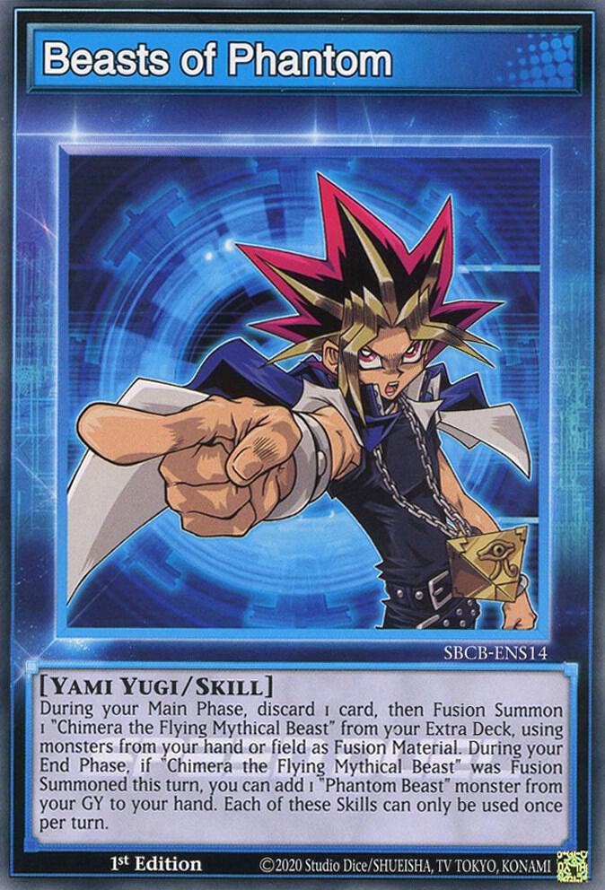 Beasts of Phantom SBCB-ENS14 card from Speed Duel: Battle City Box