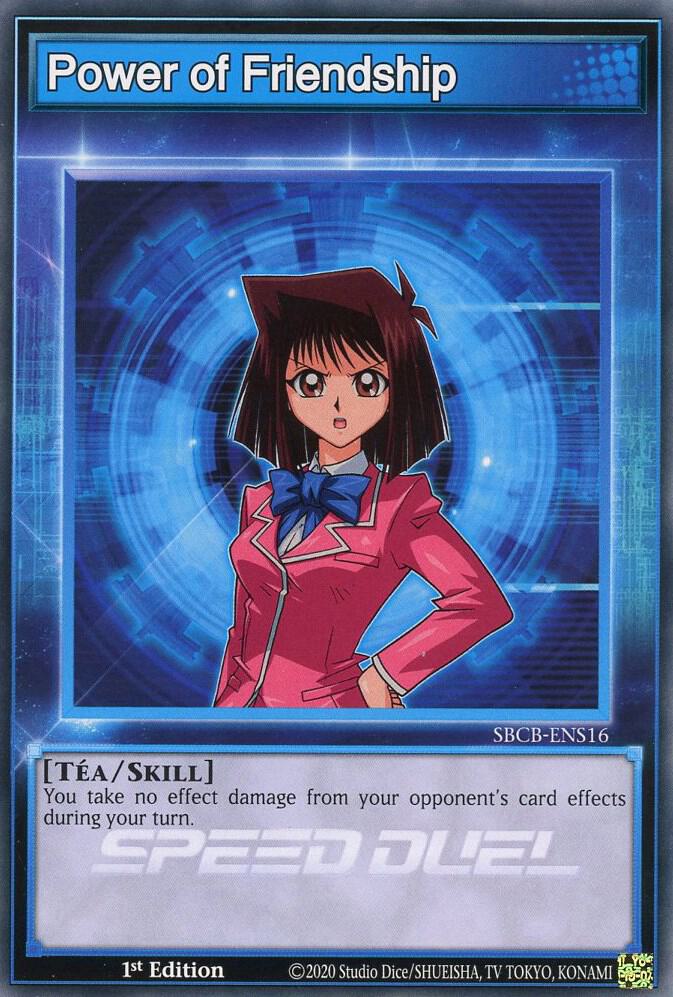 Power of Friendship SBCB-ENS16 card from Speed Duel: Battle City Box