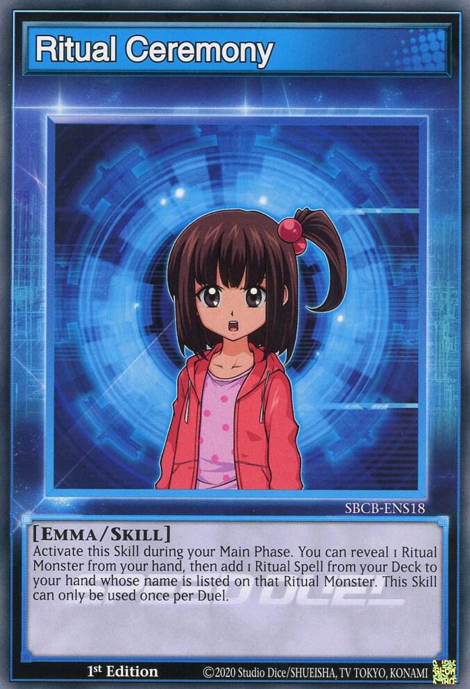 Ritual Ceremony SBCB-ENS18 card from Speed Duel: Battle City Box