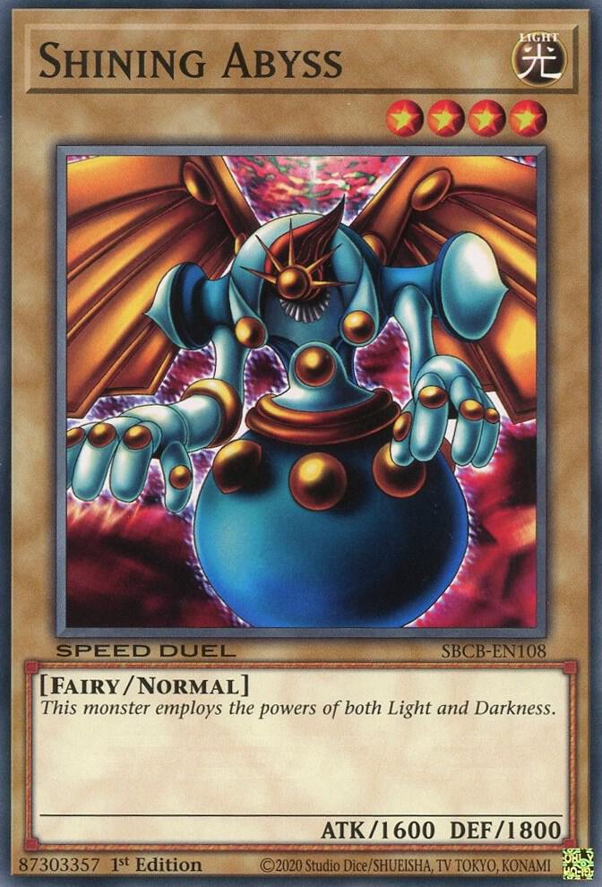 Shining Abyss SBCB-EN108 card from Speed Duel: Battle City Box