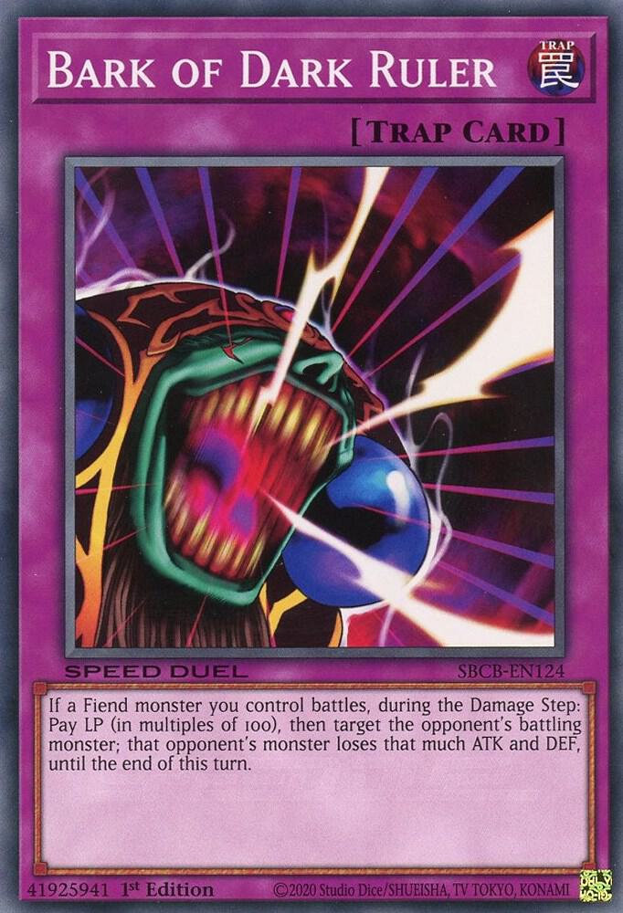 Bark of Dark Ruler SBCB-EN124 card from Speed Duel: Battle City Box